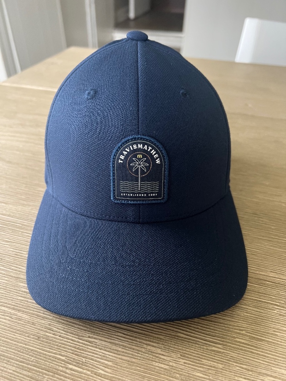 Travis Mathew Flexfit Youth Hat Navy Blue